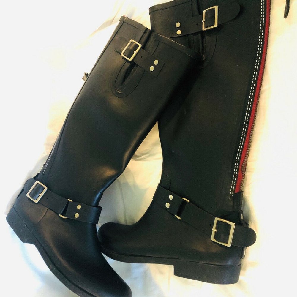 Steve Madden Tsunami Rubber Boots Womens (10)